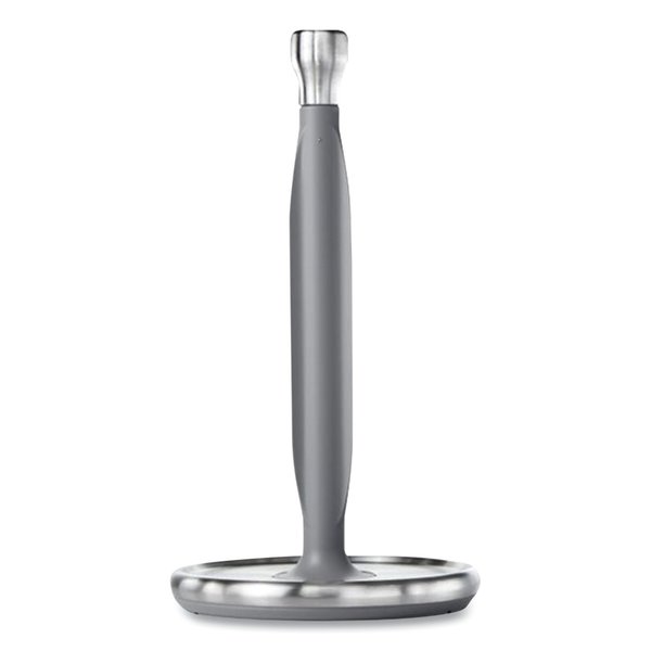 Oxo Good Grips Steady Paper Towel Holder, Stainless Steel, 8.1 x 7.8 x 14.5, Gray/Silver 13245000